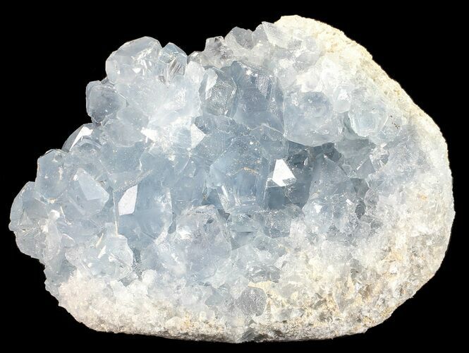 Sky Blue Celestine (Celestite) Crystal Cluster - Madagascar #54802